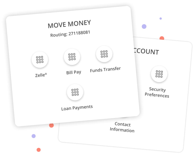 Digital Banking Quick Links